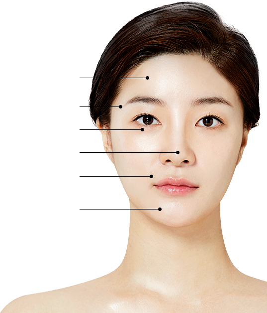 동안필러 시술부위